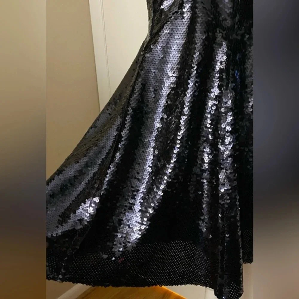 Free People Black Sequin Dress Size XS